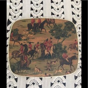 Vintage PoloHorse Design Serving Tray Decor